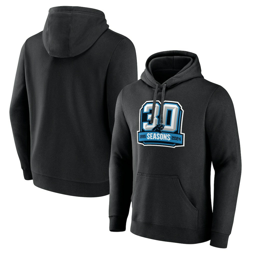Carolina Panthers 30th Anniversary Pullover Hoodie - Black on sale