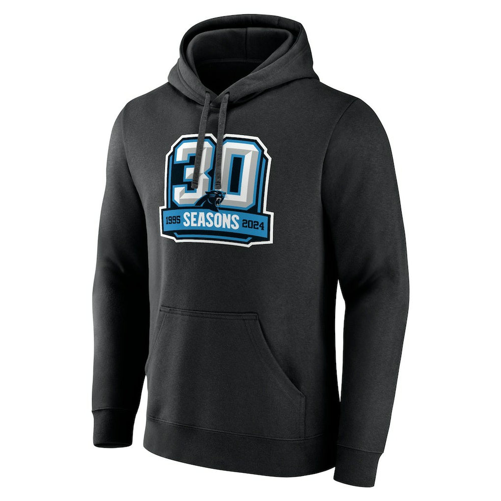 Carolina Panthers 30th Anniversary Pullover Hoodie - Black on sale