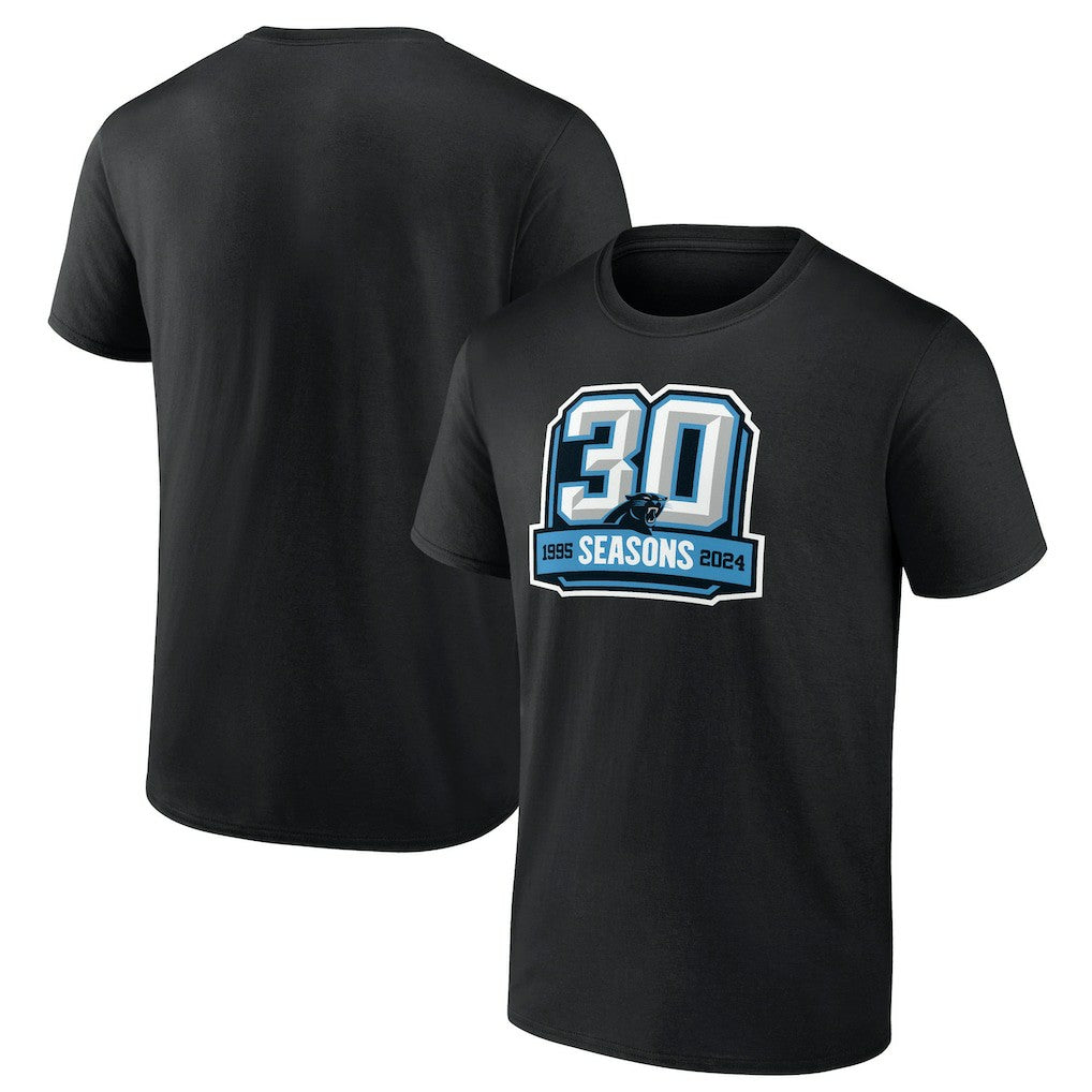 Carolina Panthers 30th Anniversary T-Shirt - Black cheap