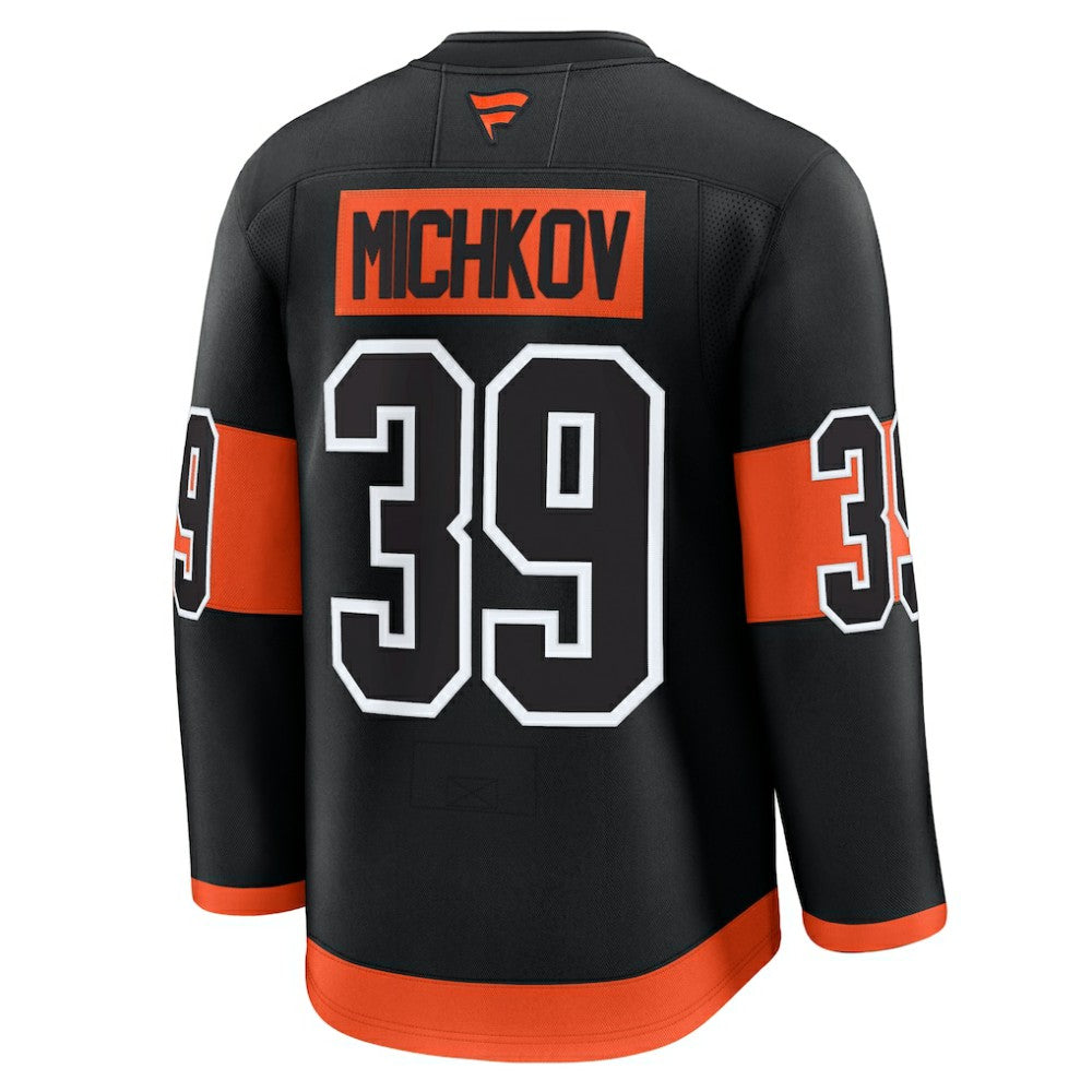 Matvei Michkov Philadelphia Flyers Fanatics Alternate Premium Jersey - Black Jerseys