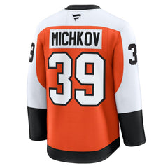 Matvei Michkov Philadelphia Flyers Fanatics Home Premium Jersey - Orange Jerseys