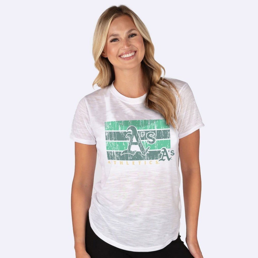 Oakland Athletics Concepts Sport Women's Infuse Knit Top White