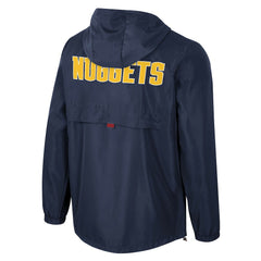 Denver Nuggets Stadium Essentials Unisex Compete Quarter-Zip Windbreaker Jacket sale - Navy shop