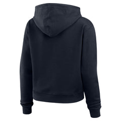 Houston Texans WEAR by Erin Andrews Women's Plus Size Waffle Hoodie Pullover Top - Navy cheap