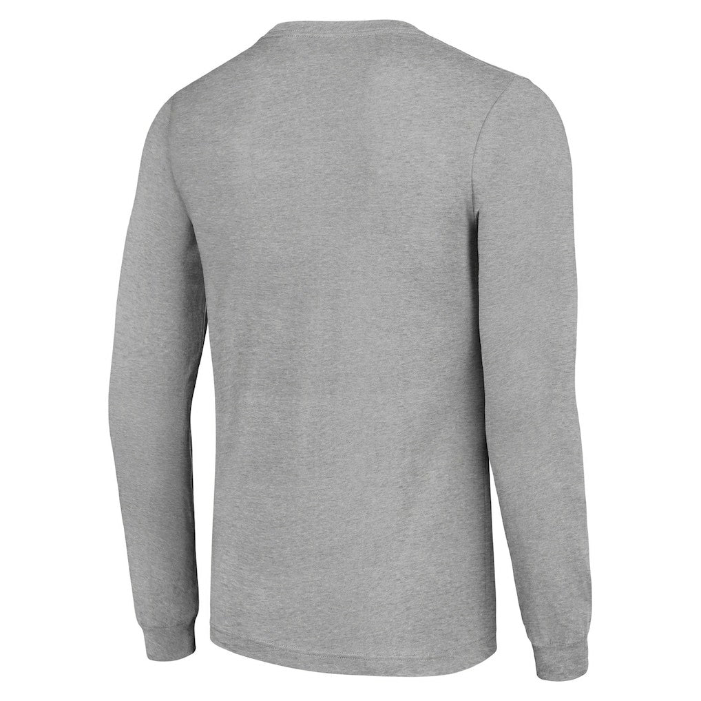 Pittsburgh Steelers Starter Player Grid Long Sleeve T-Shirt - Heather Gray cheap
