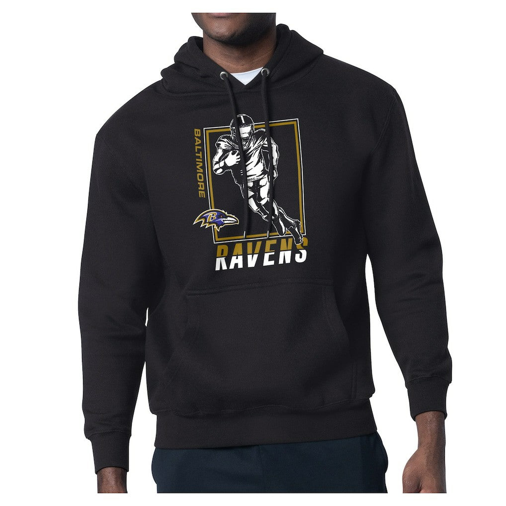Baltimore Ravens Starter Player Grid Pullover Hoodie - Black discount