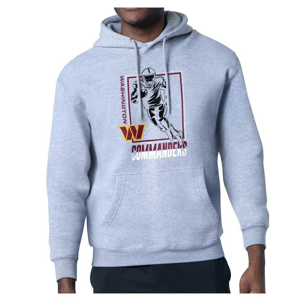 Washington Commanders Starter Player Grid Pullover Hoodie - Heather Gray outlet