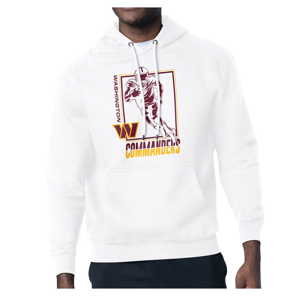 Washington Commanders Starter Player Grid Pullover Hoodie - White on sale
