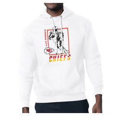 Kansas City Chiefs Starter Player Grid Pullover Hoodie - White cheap