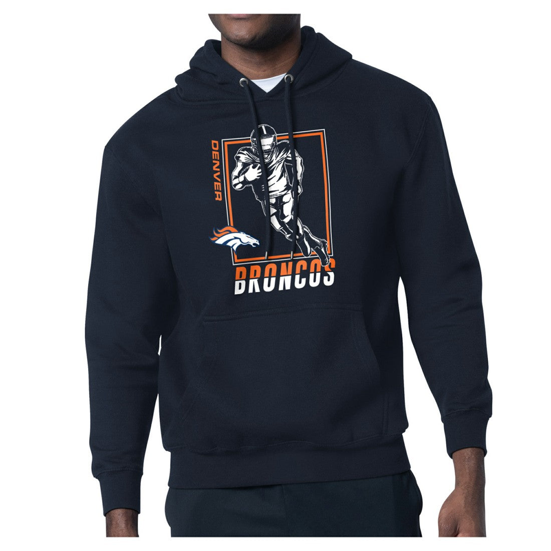 Denver Broncos Starter Player Grid Pullover Hoodie - Navy on sale