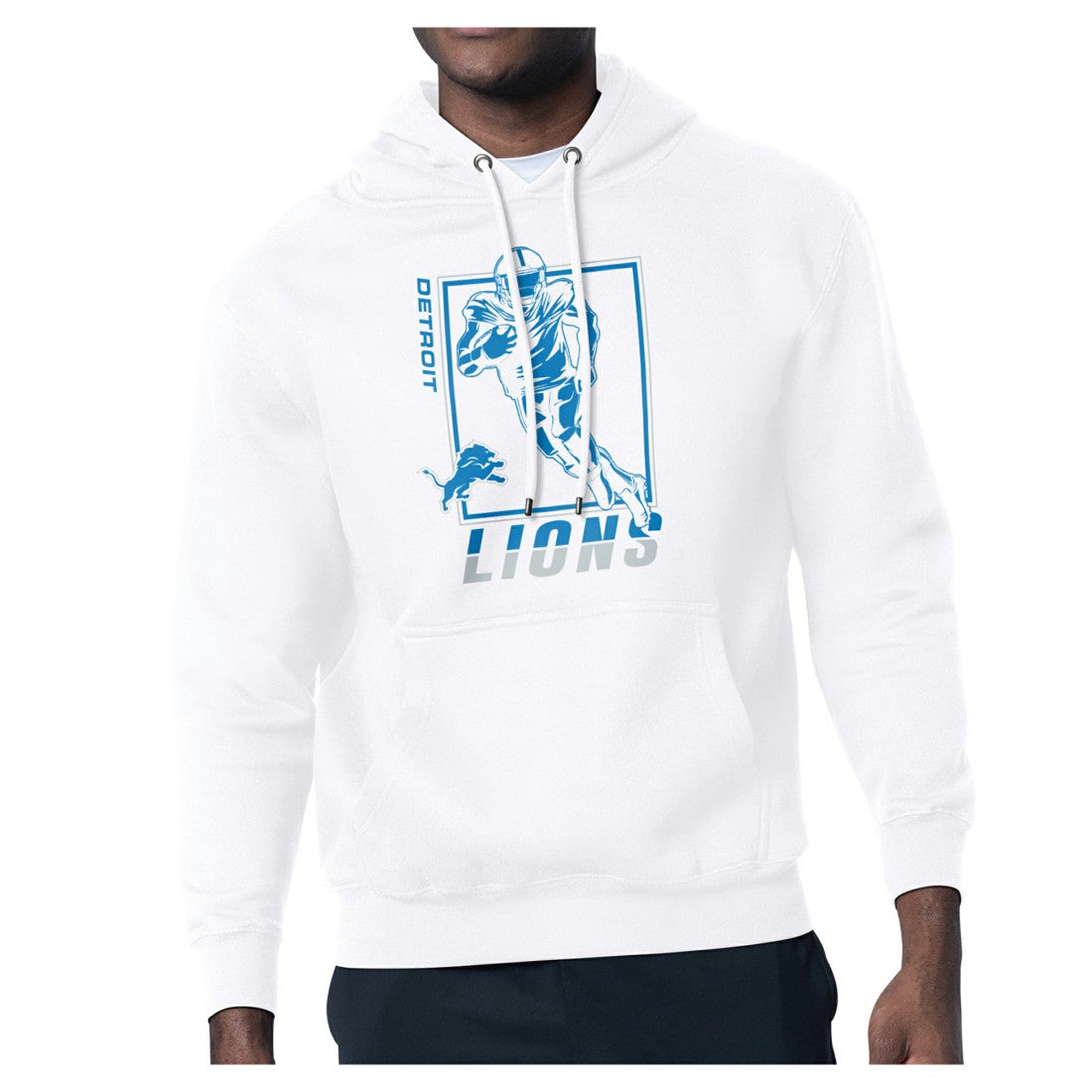 Detroit Lions Starter Player Grid Pullover Hoodie - White on sale