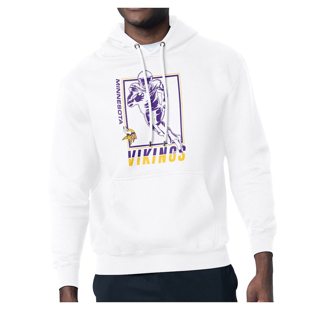 Minnesota Vikings Starter Player Grid Pullover Hoodie - White discount