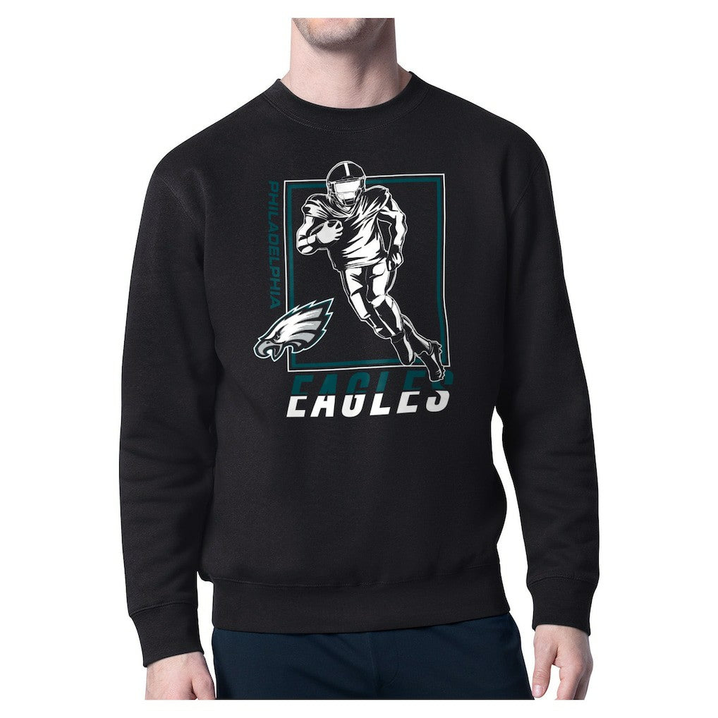 Philadelphia Eagles Starter Player Grid Pullover Sweatshirt - Black cheap