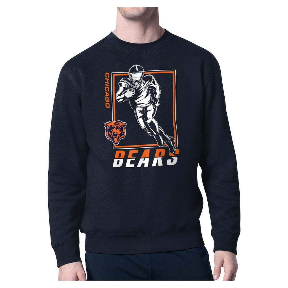 Chicago Bears Starter Player Grid Pullover Sweatshirt - Navy online