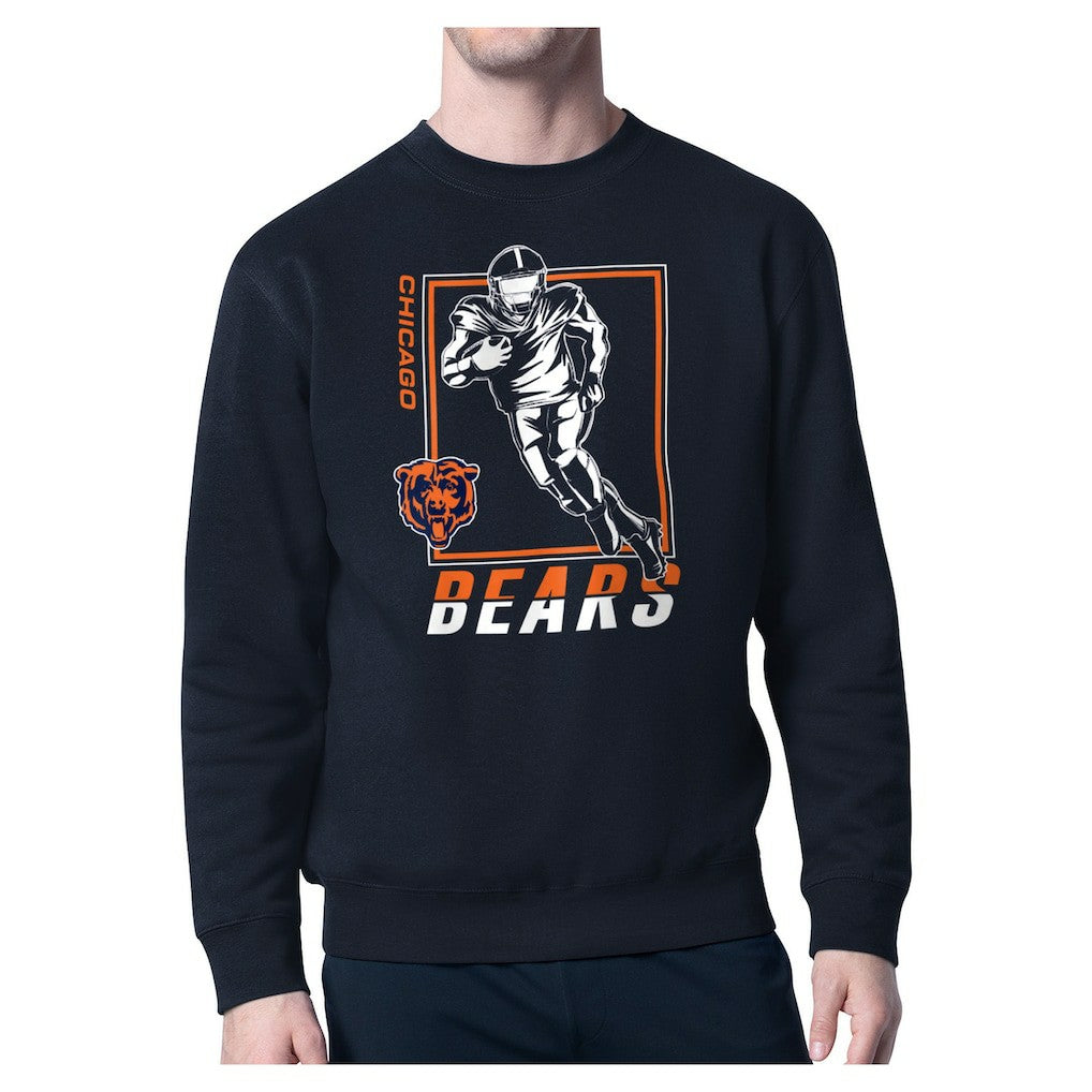 Chicago Bears Starter Player Grid Pullover Sweatshirt - Navy online