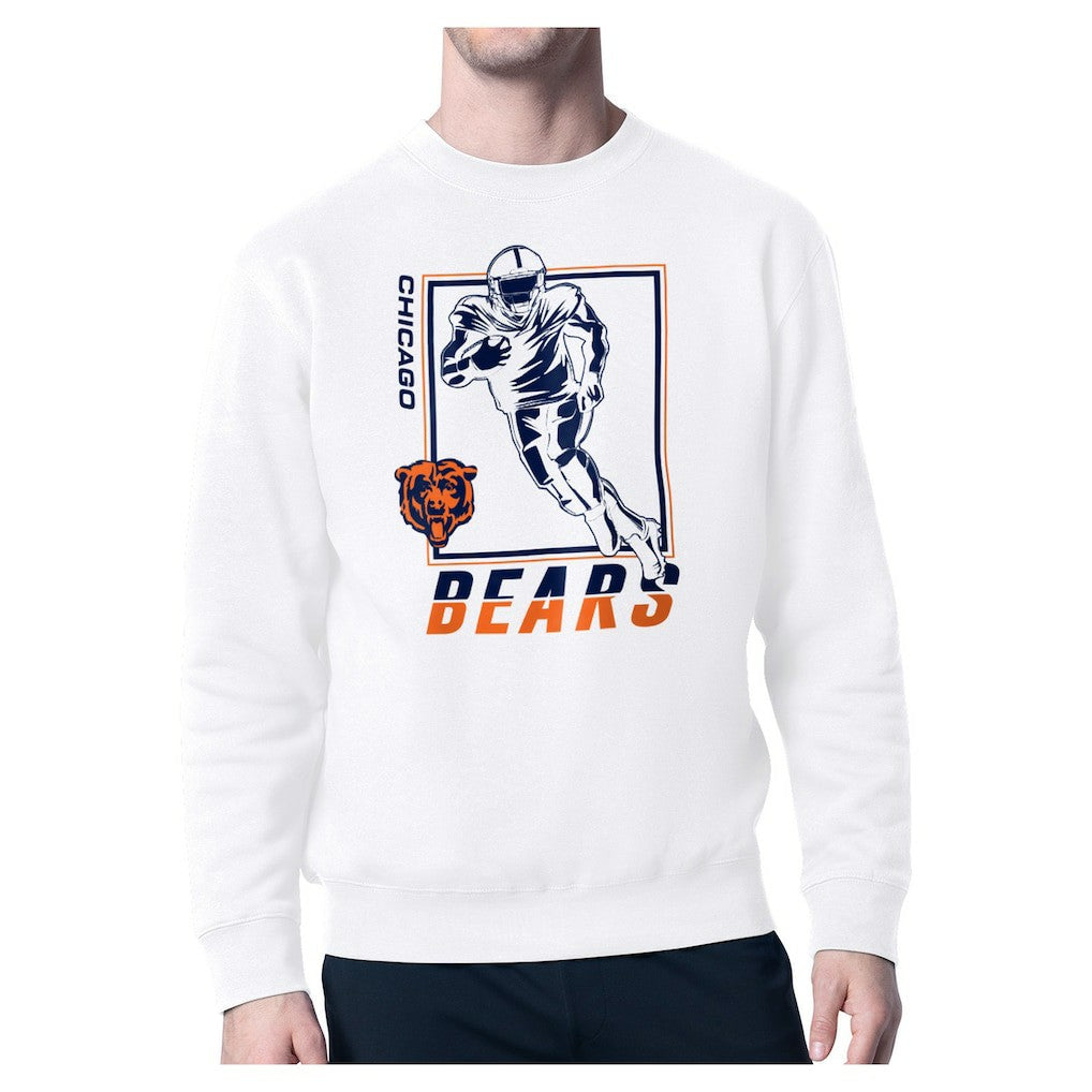 Chicago Bears Starter Player Grid Pullover Sweatshirt - White outlet