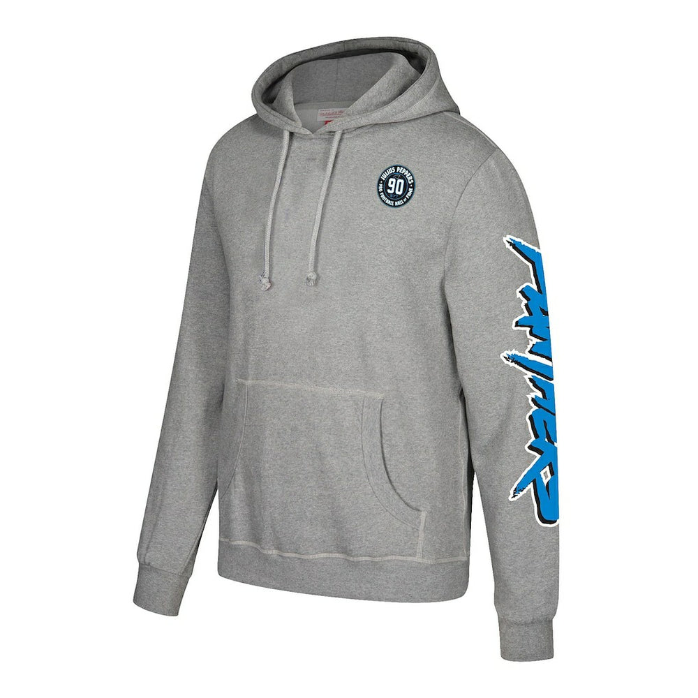 Julius Peppers Carolina Panthers Name & Number Pullover Hoodie – Heather Gray for sale