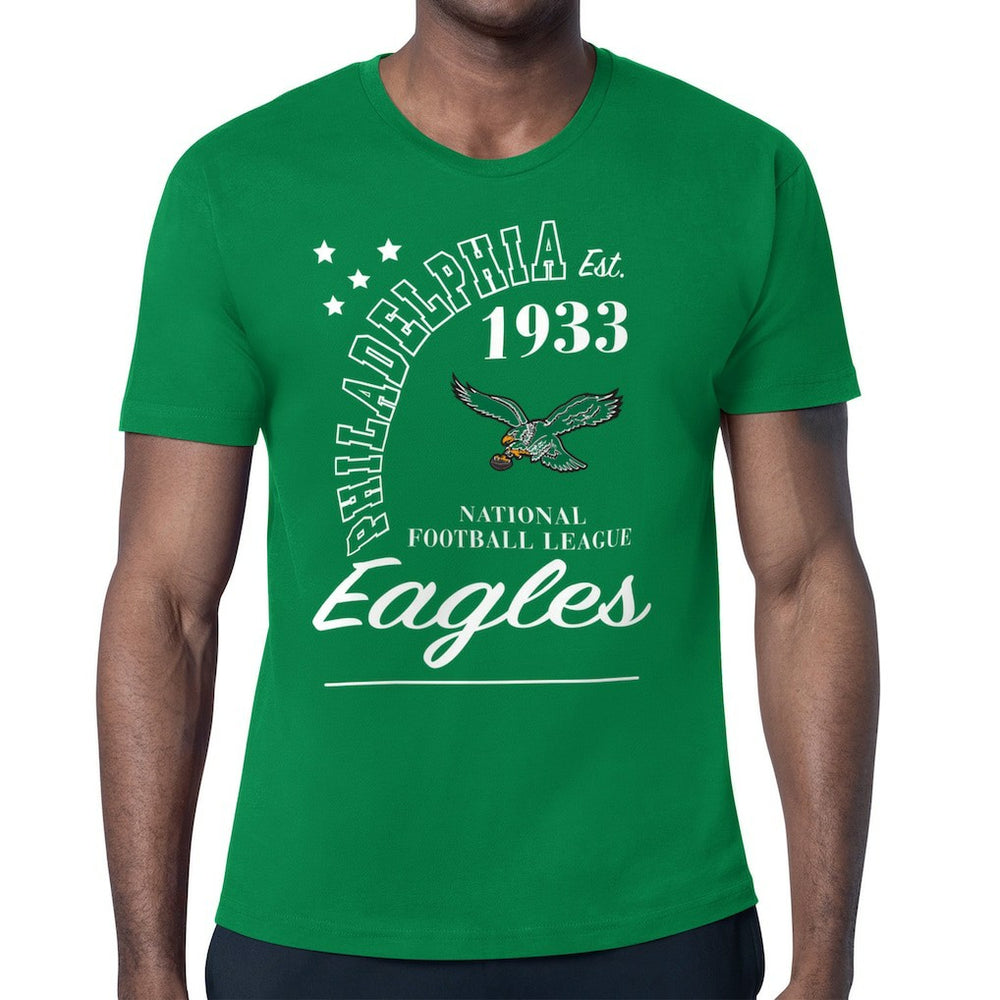 Philadelphia Eagles Starter Arch City Retro Logo T-Shirt - Kelly Green on sale