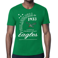Philadelphia Eagles Starter Arch City Retro Logo T-Shirt - Kelly Green on sale
