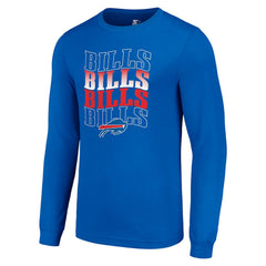 Buffalo Bills Starter Team Name Graphic Long Sleeve T-Shirt - Royal cheap