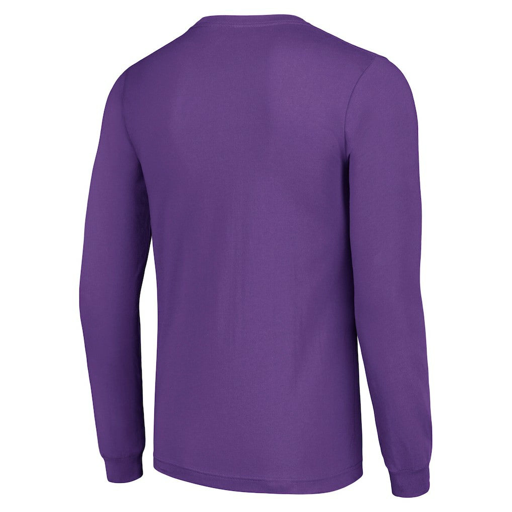Minnesota Vikings Starter Team Name Graphic Long Sleeve T-Shirt - Purple sale