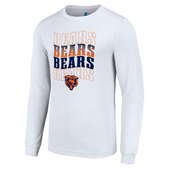 Chicago Bears Starter Team Name Graphic Long Sleeve T-Shirt - White outlet