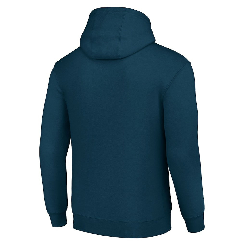 Chicago Bears Starter Four Team Name Logo Fleece Pullover Hoodie - Navy discount