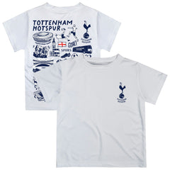 Tottenham Hotspur Vive La Fete Toddler Impressions Artwork T-Shirt Sale - White
