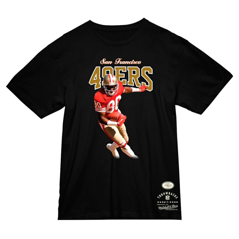 Jerry Rice San Francisco 49ers Sideline Retired Player T-Shirt - Black cheap
