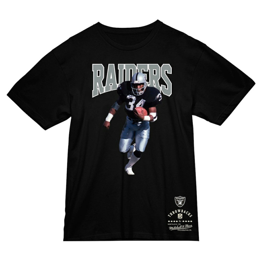 Bo Jackson Las Vegas Raiders Sideline Retired Player T-Shirt - Black on sale