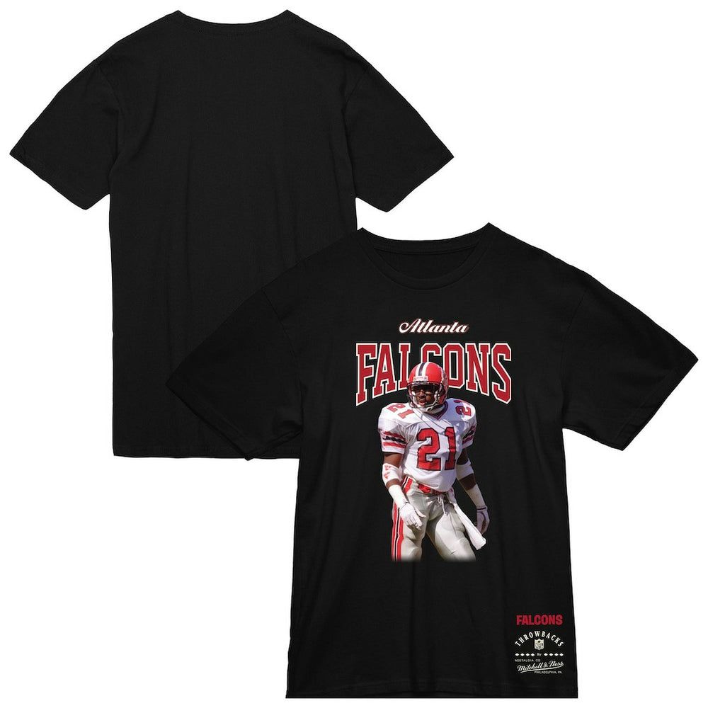 Deion Sanders Atlanta Falcons Sideline Retired Player T-Shirt - Black cheap
