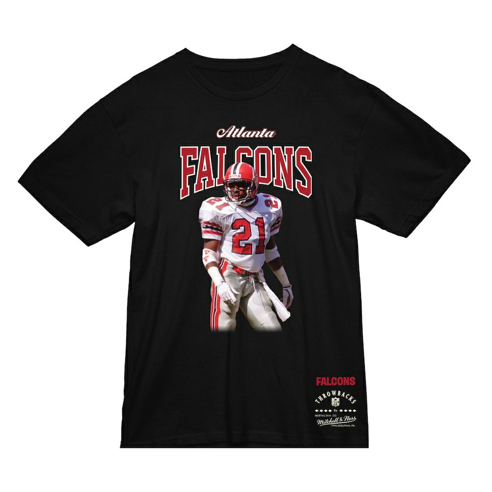 Deion Sanders Atlanta Falcons Sideline Retired Player T-Shirt - Black cheap