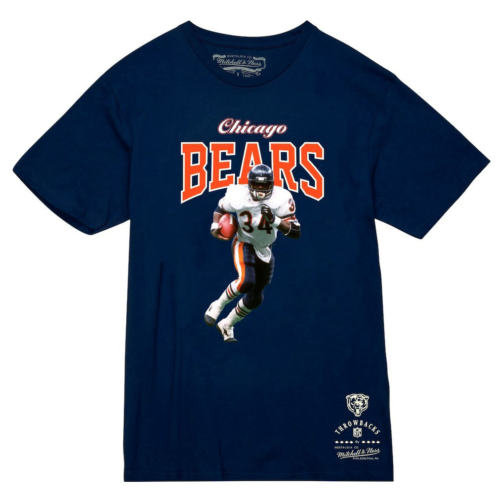Walter Payton Chicago Bears Sideline Retired Player T-Shirt - Navy sale