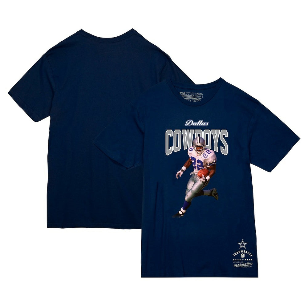Emmitt Smith Dallas Cowboys Sideline Retired Player T-Shirt - Navy sale