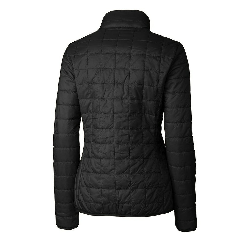 San Francisco 49ers Cutter & Buck Women's Rainier PrimaLoft Eco Insulated Full-Zip Puffer Jacket - Black on sale