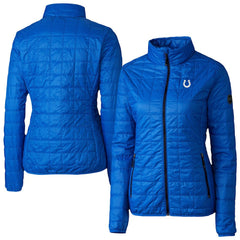 Indianapolis Colts Cutter & Buck Women's Rainier PrimaLoft Eco Insulated Full-Zip Puffer Jacket - Royal sale