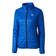 Indianapolis Colts Cutter & Buck Women's Rainier PrimaLoft Eco Insulated Full-Zip Puffer Jacket - Royal sale