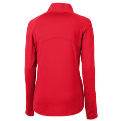 Kansas City Chiefs Cutter & Buck Women's Adapt Eco Knit Stretch Recycled Half-Zip Pullover Top - Red discount