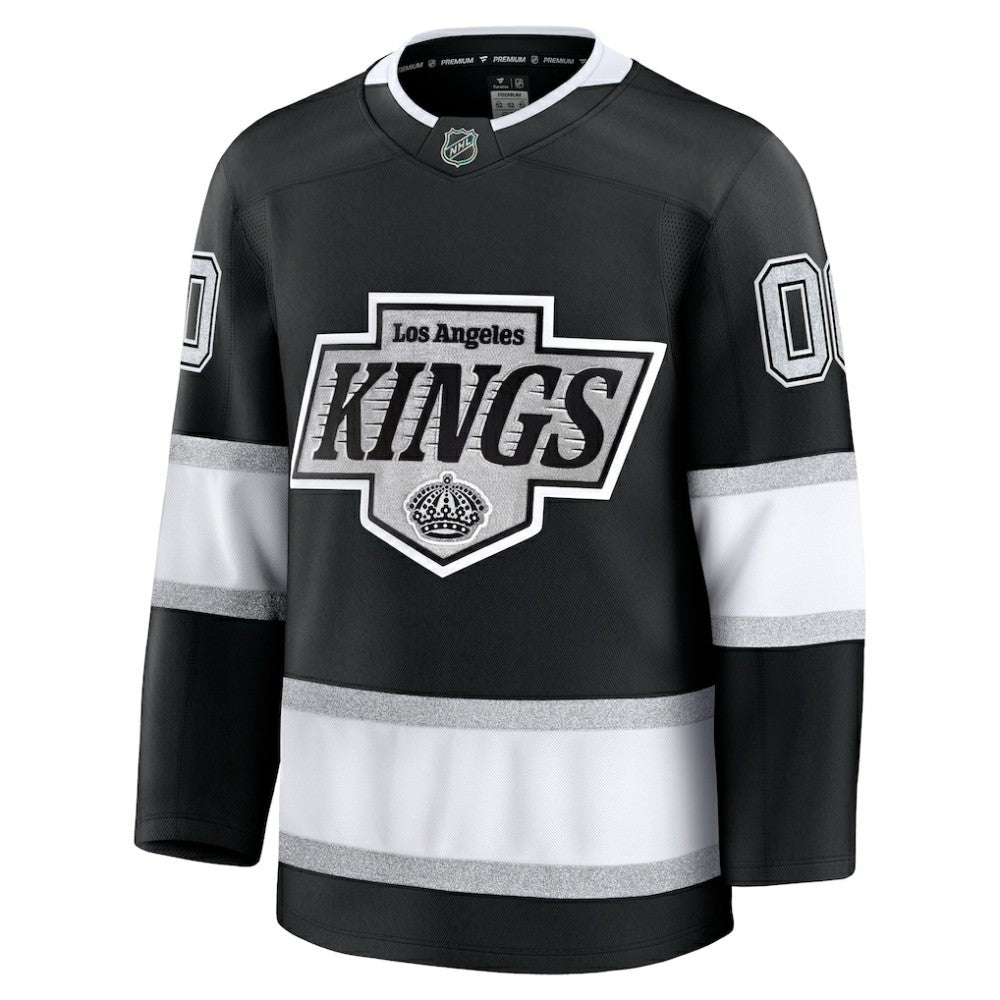 Los Angeles Kings Fanatics Home Premium Custom Jersey - Black Jerseys