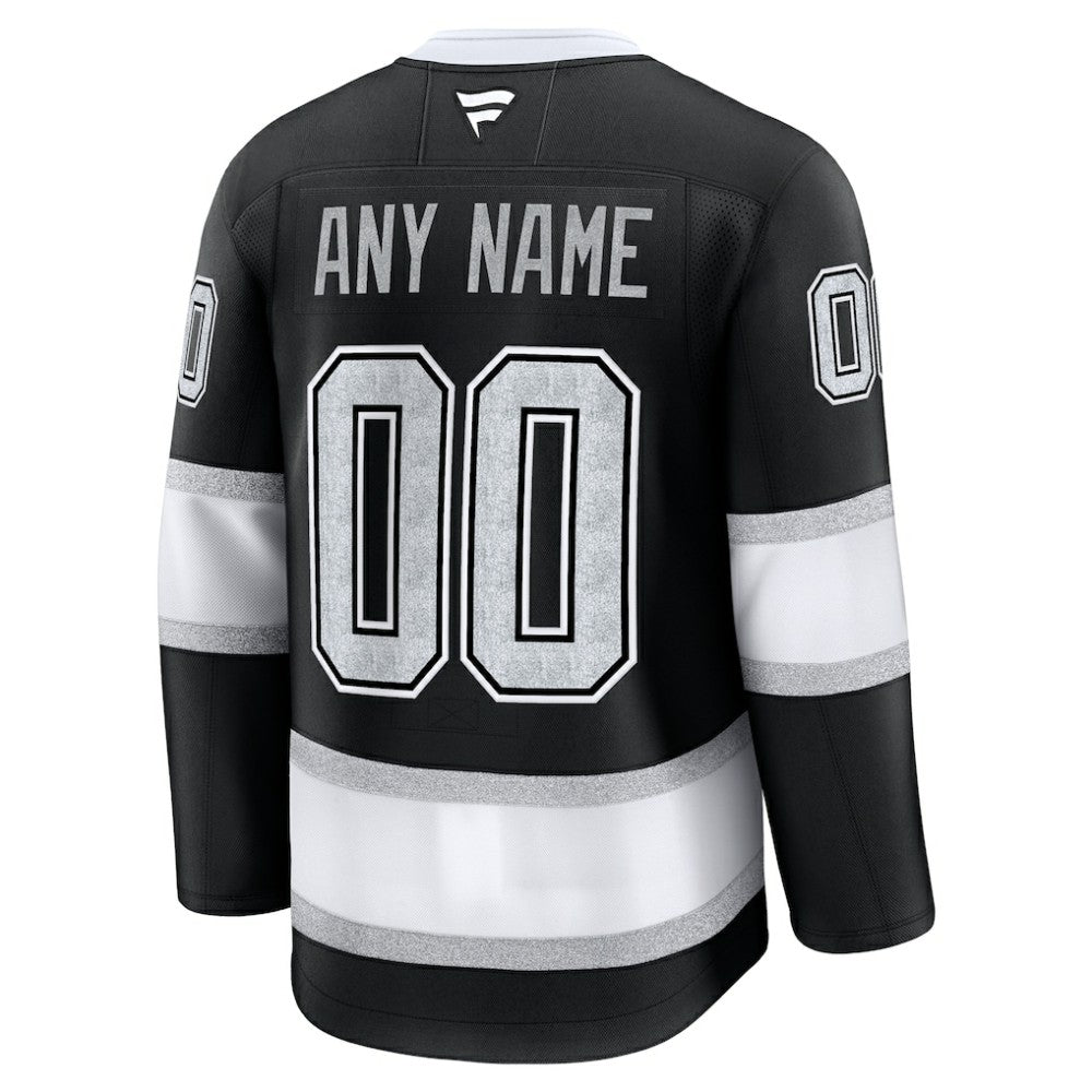Los Angeles Kings Fanatics Home Premium Custom Jersey - Black Jerseys