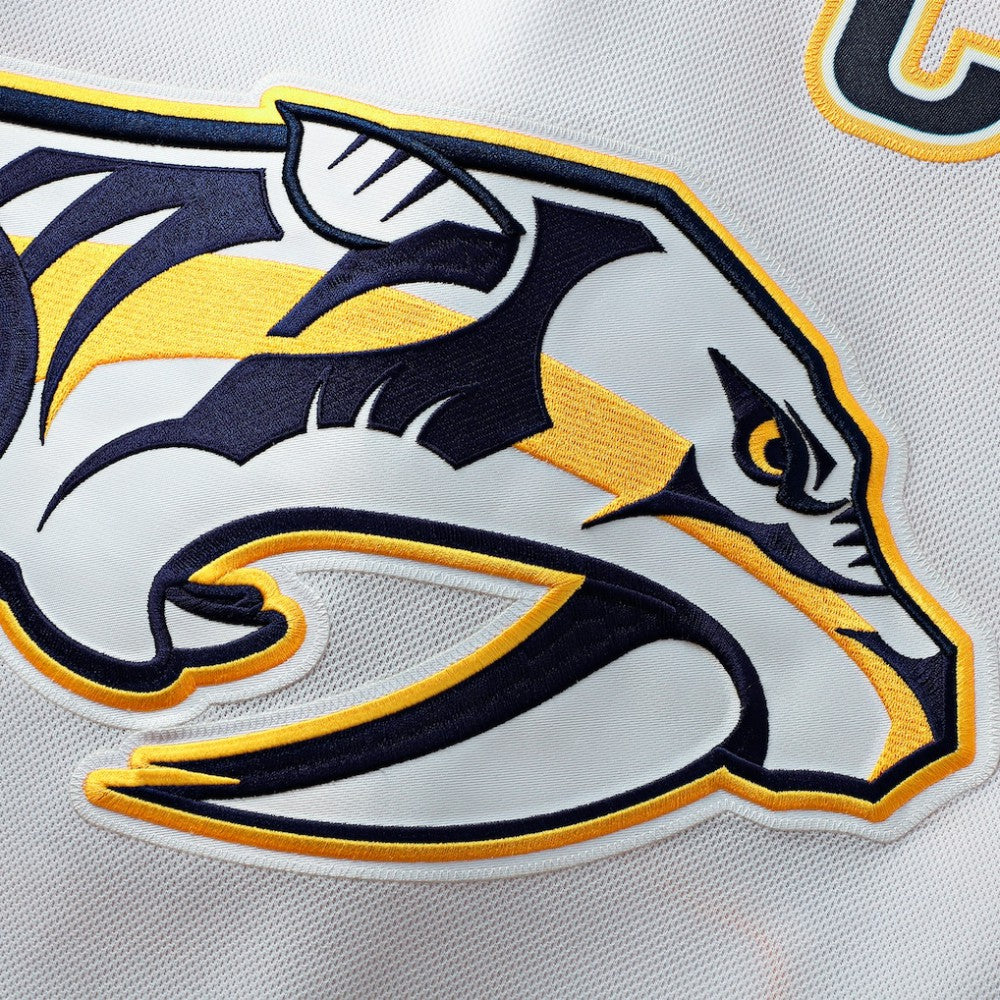 Nashville Predators Fanatics Away Premium Custom Jersey - White Jerseys