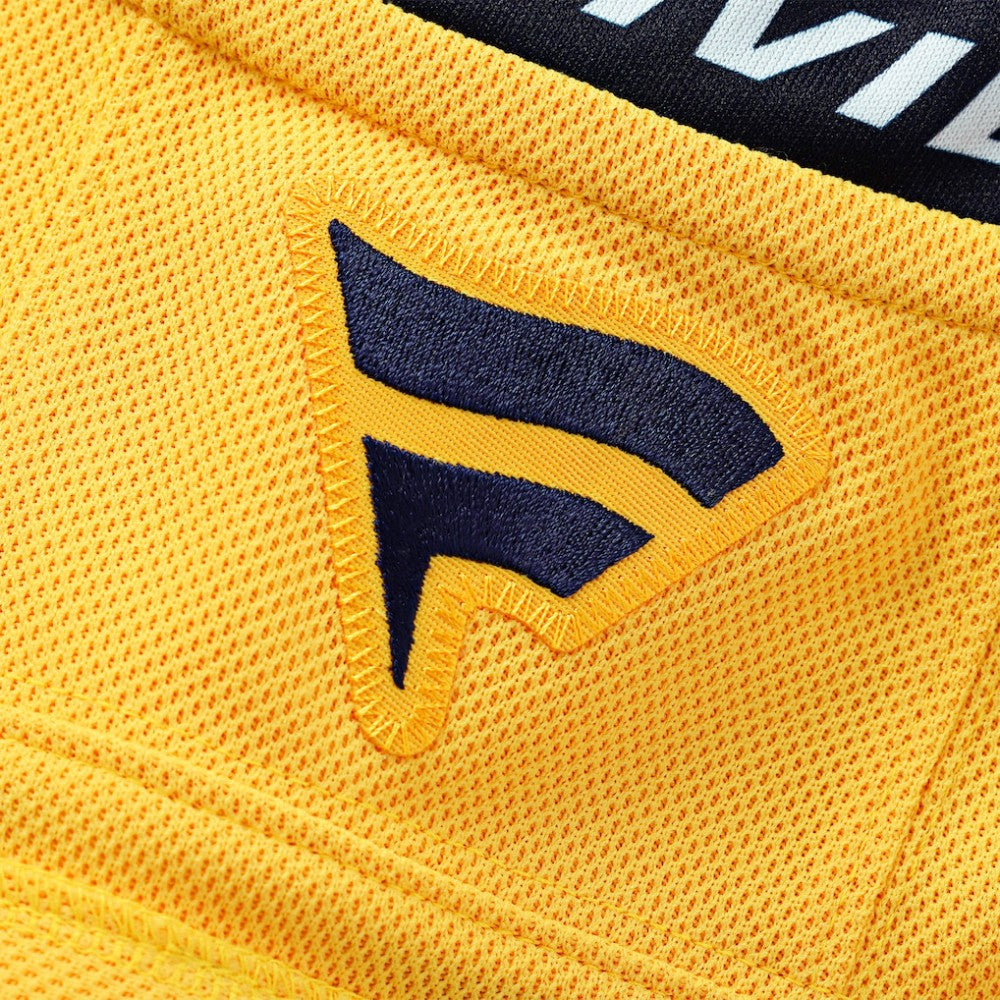 Nashville Predators Fanatics Home Premium Custom Jersey - Gold Jerseys