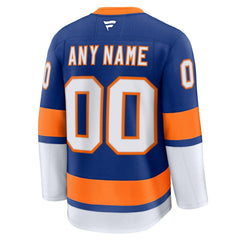 New York Islanders Fanatics Home Premium Custom Jersey - Royal Jerseys