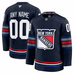 New York Rangers Fanatics Alternate Premium Custom Jersey - Navy Jerseys