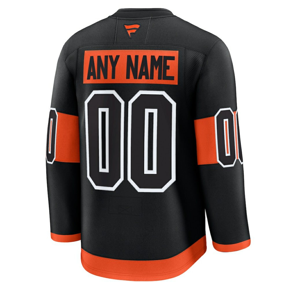 Philadelphia Flyers Fanatics Alternate Premium Custom Jersey - Black Jerseys