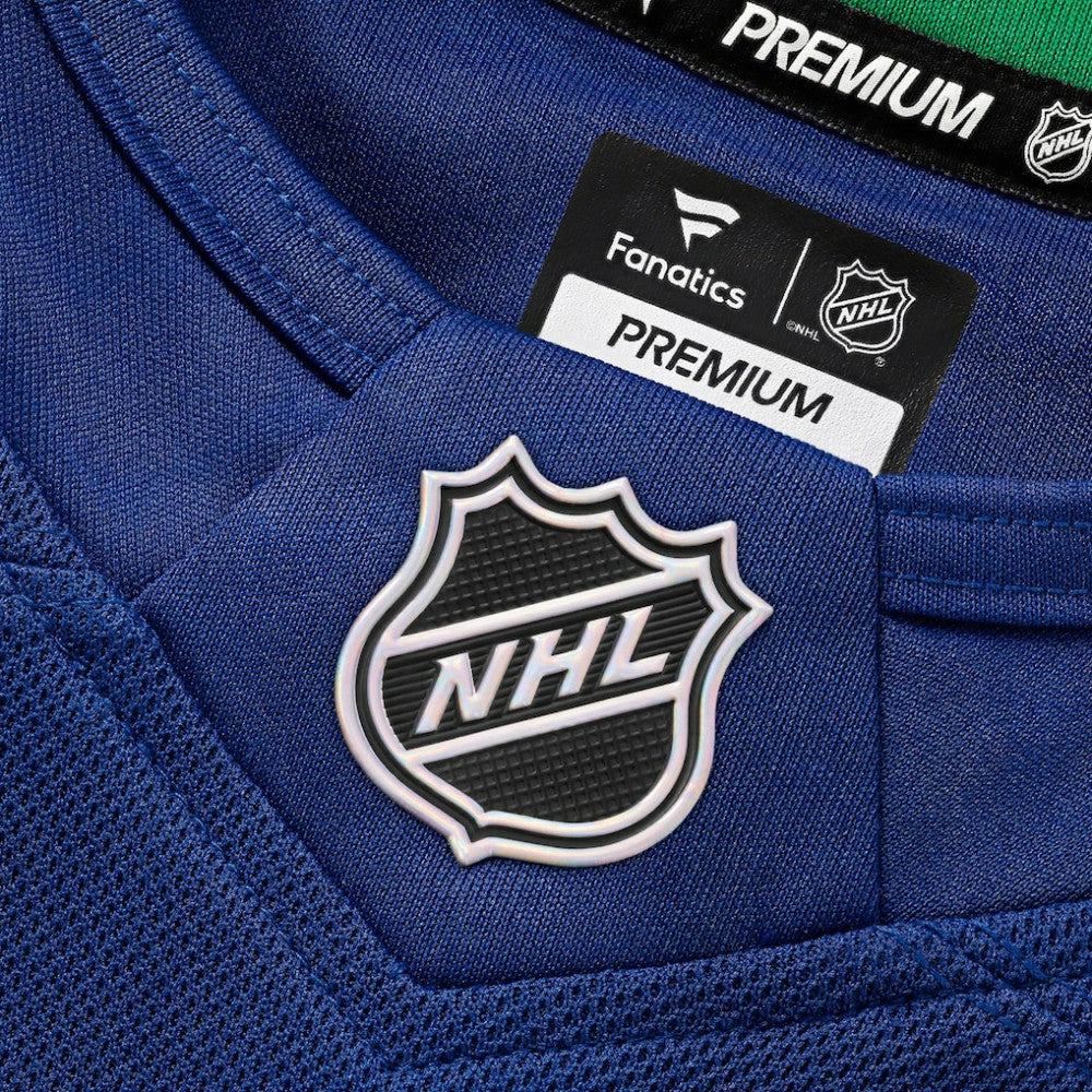 Vancouver Canucks Fanatics Home Premium Custom Jersey - Blue Jerseys