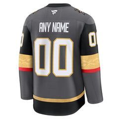 Vegas Golden Knights Fanatics Alternate Premium Custom Jersey - Gray Jerseys