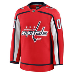 Washington Capitals Fanatics Home Premium Custom Jersey - Red Jerseys