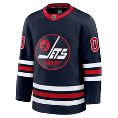 Winnipeg Jets Fanatics Alternate Premium Custom Jersey - Navy Jerseys