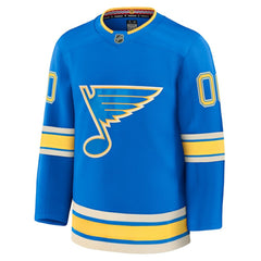 St. Louis Blues Fanatics Alternate Premium Custom Jersey - Blue Jerseys